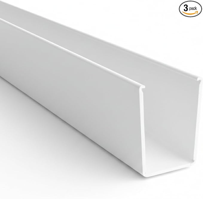 KC Hardware Aluminum Top U Channel Frame 5/8" Wide x 1" Tall by KCHardware