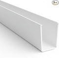 KC Hardware Aluminum Top U Channel Frame 5/8" Wide x 1" Tall by KCHardware