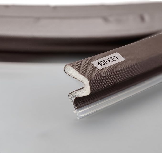 40FT Weather Stripping Door Seal, V-Shaped Q Foam, Door Weather Stripping by Unknown