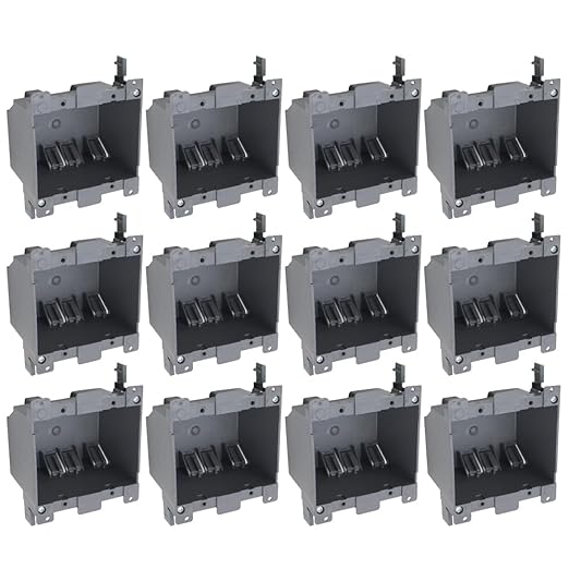 Old WorkElectrical Outlet Box, 26 Cubic Inch Plastic Junction Box by AIRTAK