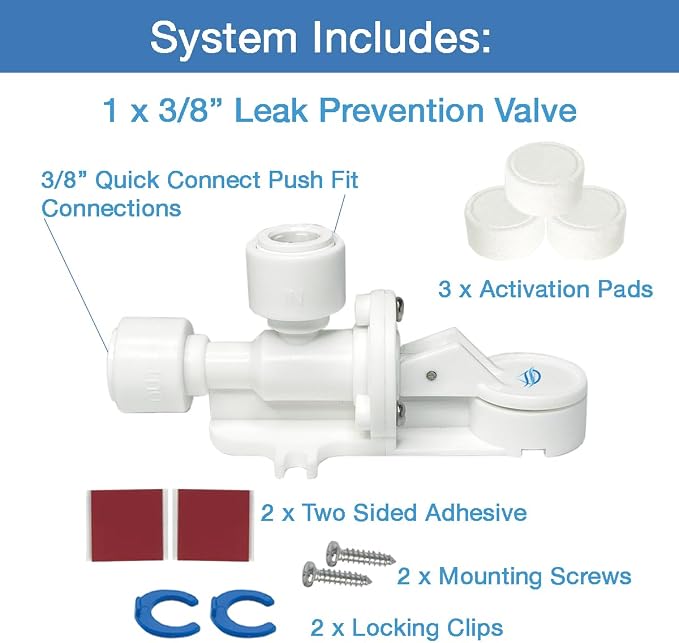 1/4", or High Flow Leak Stop Valve, Automatic Water Shut Off Valve, Leak - Image 3