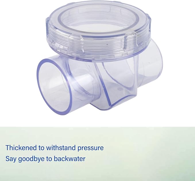 For Toilet and Kitchen Sink Backflow Prevention, PVC Inline Check Valve - Image 6