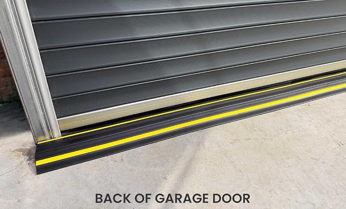 1 ½" High Garage Door Flood Barrier Threshold Seal Kit | Flexible PVC | - Image 7
