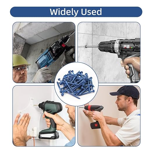 60Pcs 3/16" x2-1/4 Concrete Screws - Image 5