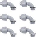 1/2 inch Liquid Tight Connector 90 Degree PVC Flexible Conduit Connector by Wocloer