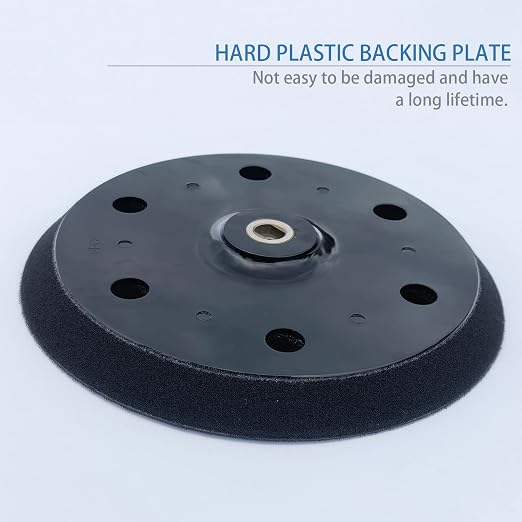 2 Pack 9 inch 6 Hole Hook and Loop Replacement Backing Pad - Image 4
