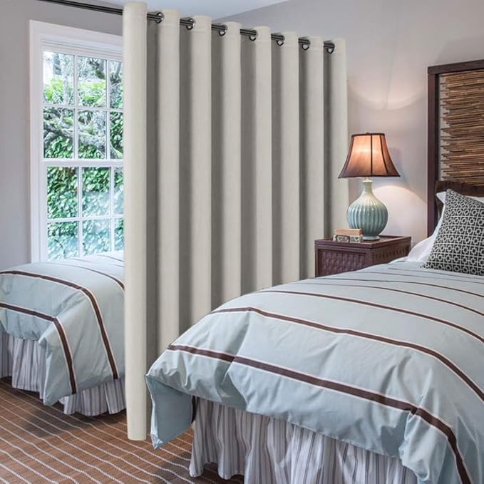 H.VERSAILTEX Blackout Patio Curtains 100 x 102 Inches - Image 2