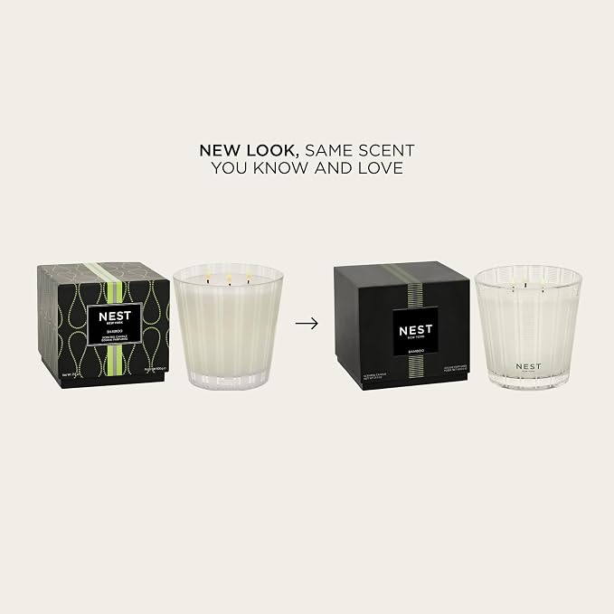 NEST New York Scented 3-Wick Candle, Bamboo - Image 2