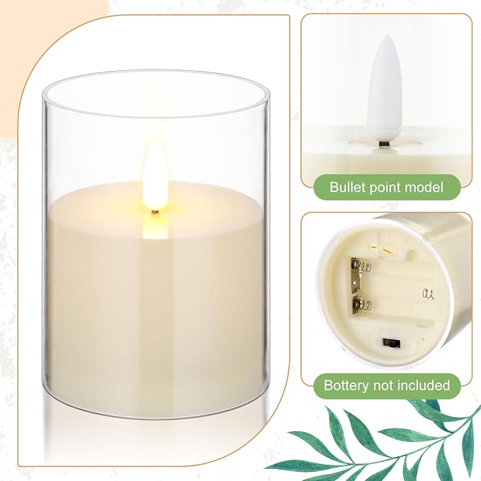 Yunlly 12 Pcs Rose Candle Rings - Image 4