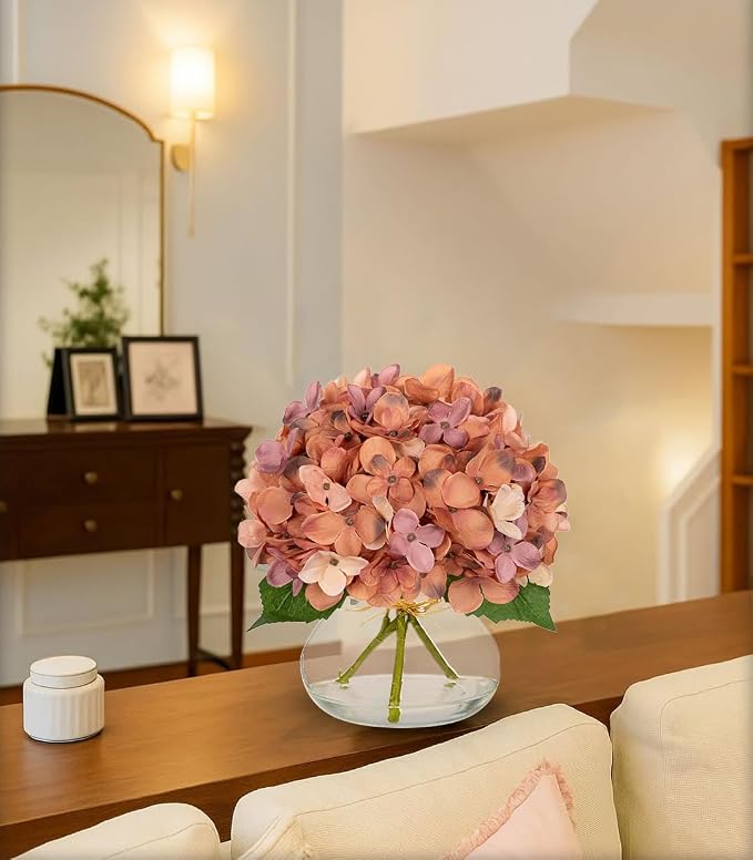 Hollyone Fall Hydrangea Artificial Flowers - Image 5