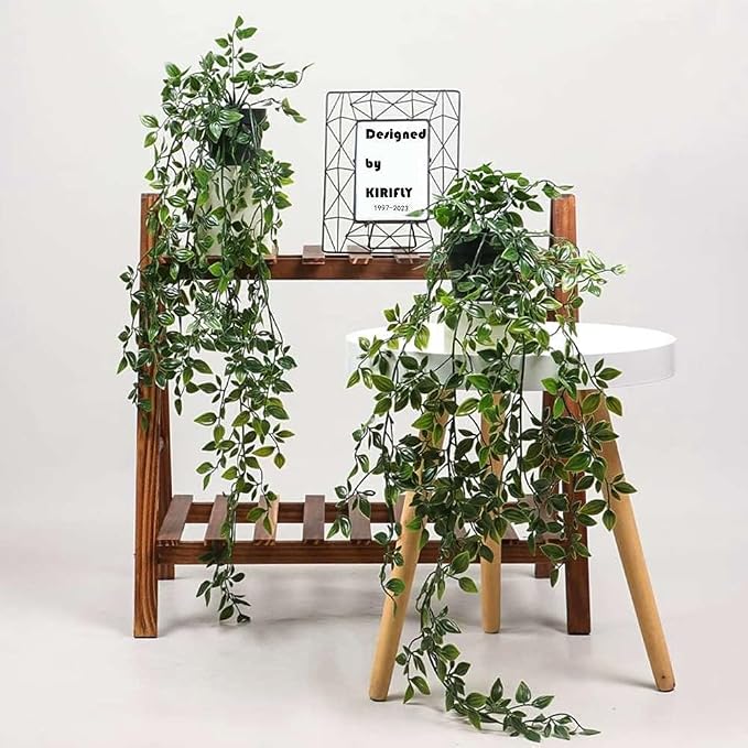 KIRIFLY Fake Plants Artificial Indoor Faux Hanging Plants Greenery Eucalyptus - Image 4