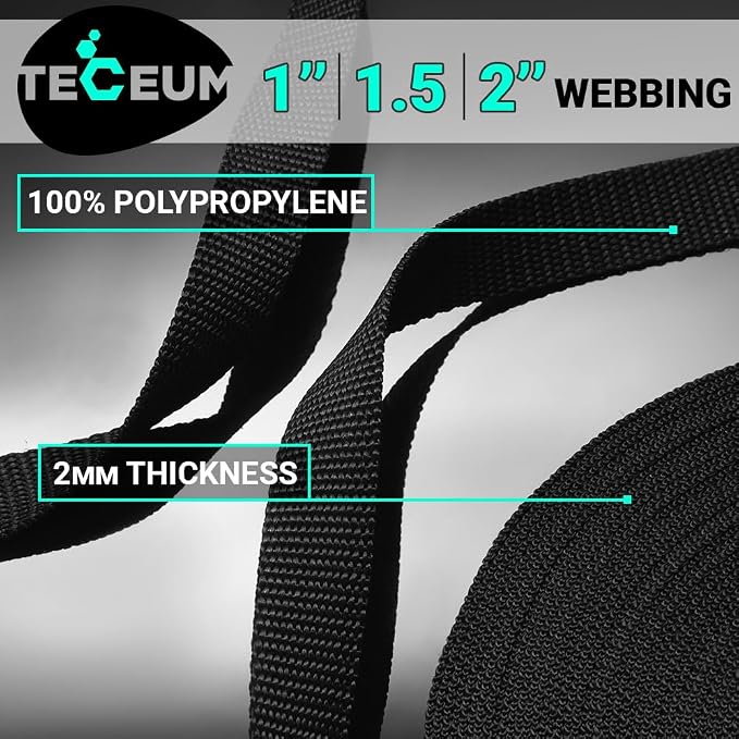 Webbing Strap, 3/4" to 2", 10-50 Yds, EDC gear, backpack repair and pet dog - Image 2
