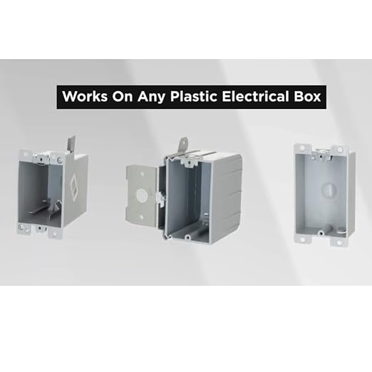 RACO 8988RAC Repair Clip for Plastic Electric Boxes, Fits Flush, Aligns Screw - Image 6