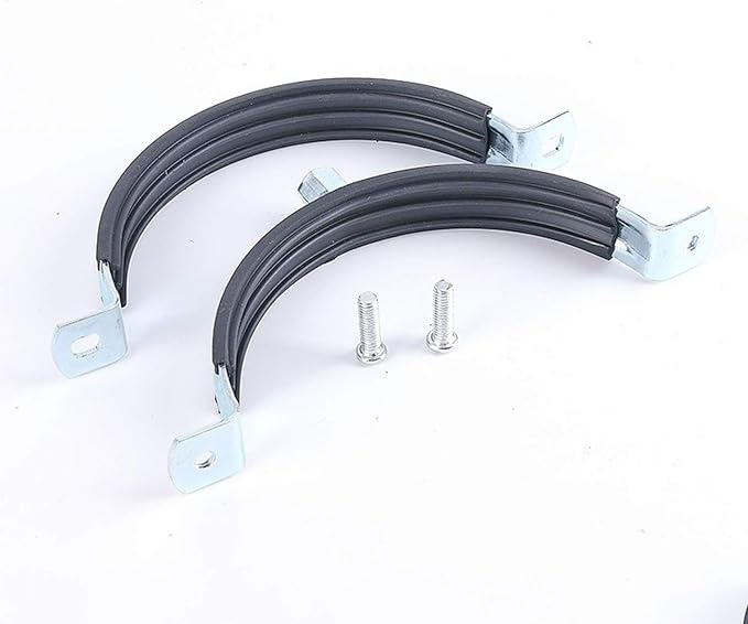 AKIHISA 5PCS Split Ring Pipe Hanger Heavy Duty Adjustable Pipe Bracket Clamp - Image 5