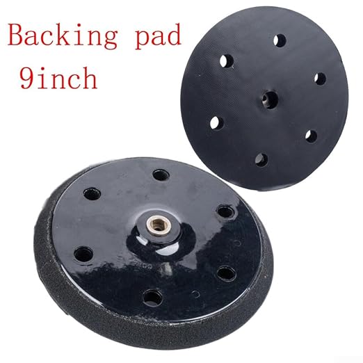9 Inch 6 Hole Ho-ok And Loop Sander Replacement Backing Pad - Image 2