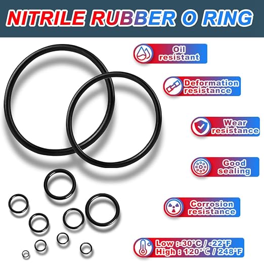 KEZE 826 Pcs Universal SAE and Metric O-Rings Kit, Standard 32 Metric & Inch - Image 4