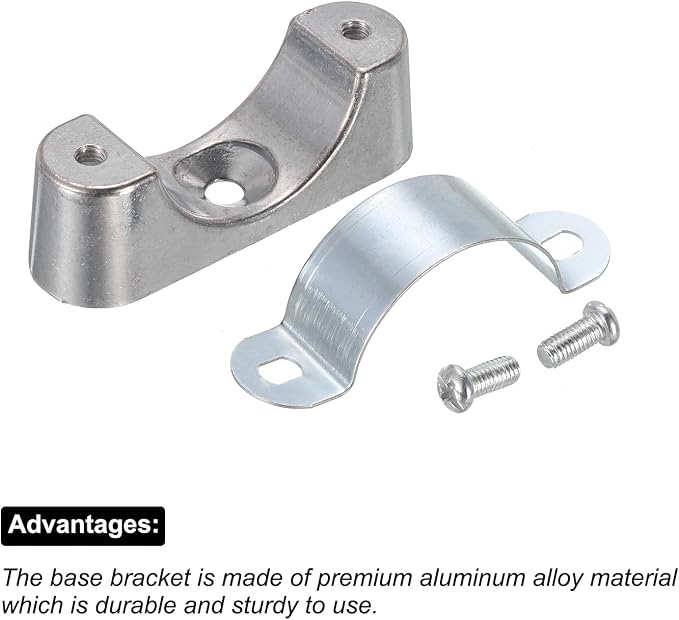 uxcell 10Pcs Pipe Support Pipe Bracket Clamp - Image 6