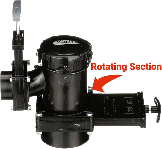 Valterra San Tee Double Rotating Valve, Mess-Free Waste Valve - Image 2