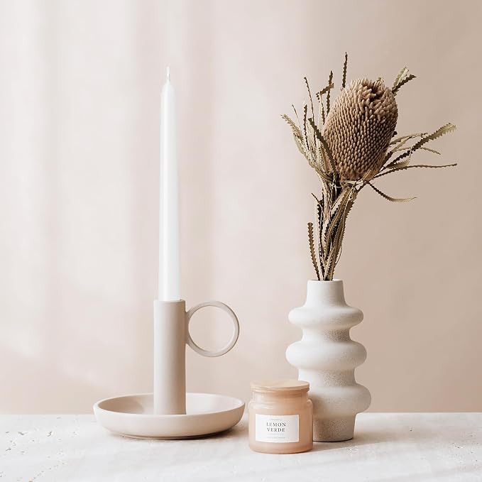 30 Pack White Taper Candles - Image 6