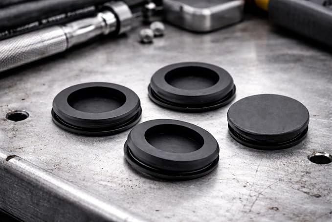 2" Silicone Blind Panel Plugs Fit 1/8" Panels Knockout Hole Covers Firewall - Image 6