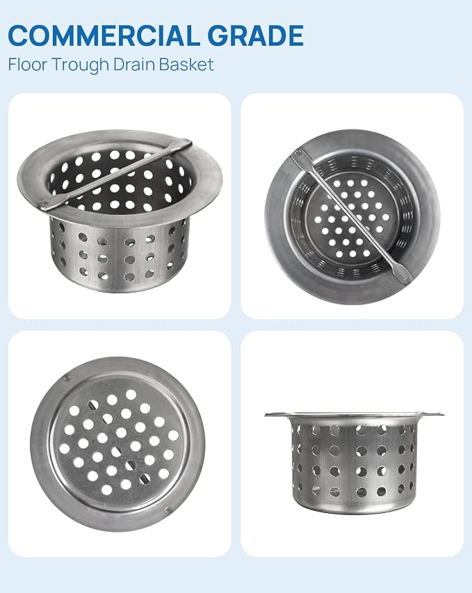 Commercial Floor Trough Drain Strainer Basket Cover - Image 6