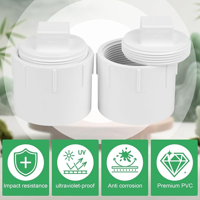 2Pack 3" PVC DWV Female Adapter - Image 5