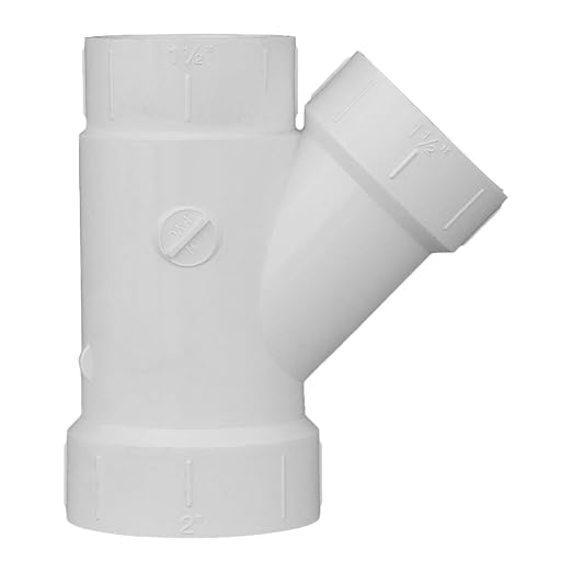 CHARLOTTE PIPE 2X1 1/2X1 1/2 DWV WYE REDUCING DWV - Image 4