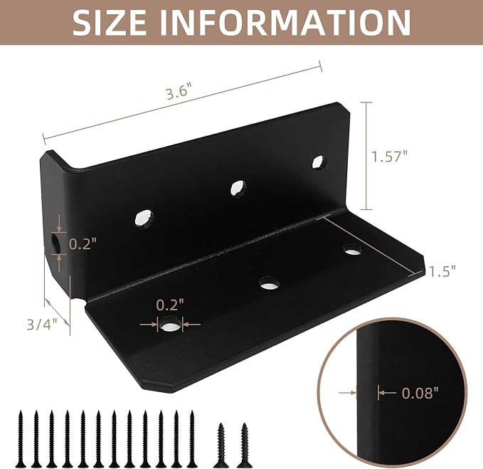 Split Mount Joist Hanger, 14 Gauge Joist Hangers Connectors - Image 3