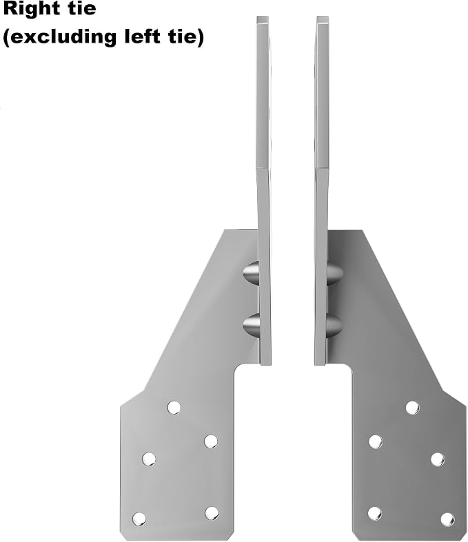 Hurricane Straps H2.5A Right Tie Heavy Duty Galvanized Hurricane Tie 25ct - Image 4