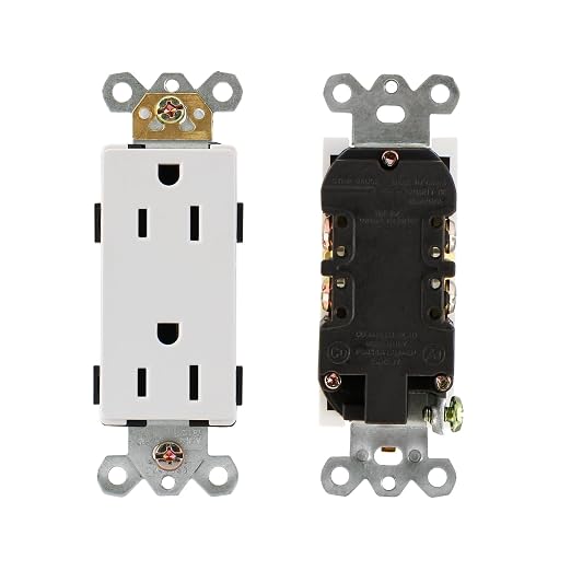 Wengart 15 Amp Decorator Receptacle, Non-Tamper-Resistant Electrical Outlet - Image 2
