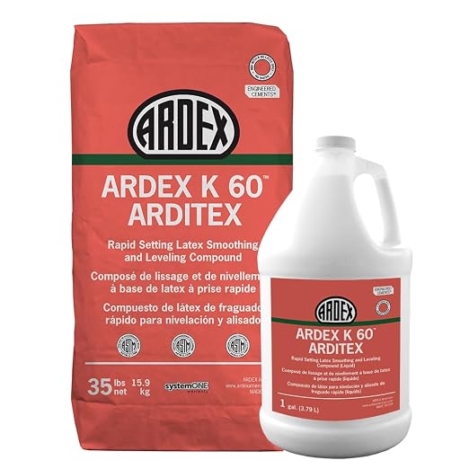 Ardex K 60 Arditex Rapid Set Compound 35 lb​​​​​​​​​​ Powder & 1 Gal Liquid | by Ardex