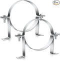 2 Pcs 6 Inch B Vent Wall Strap, Round Gas Vent Pipe Strap, B Vent Wall Bracket by Mineye