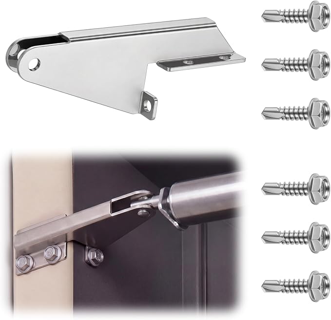 1 Pcs Aluminum Jamb Bracket Aluminum Screen Door Closer Bracket Storm Hardware by Otoolling