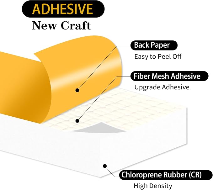 Foam Weather Stripping Tape, High Density CR, 2 in x 1 in x 6.5Ft | Weather - Image 3