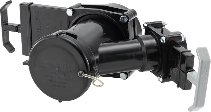 RecPro RV Dual Waste Water Valve | Black and Gray Tanks, ABS Plastic, Made in - Image 6