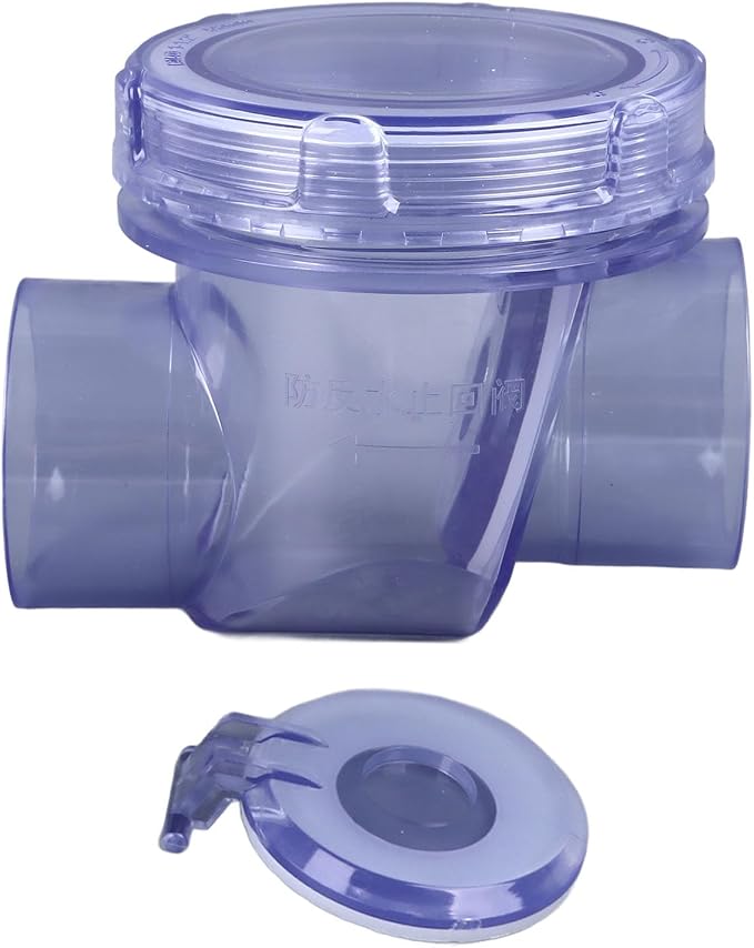 PVC Inline Check Valve, Thickened One Way Backflow Prevention Valve - Image 7