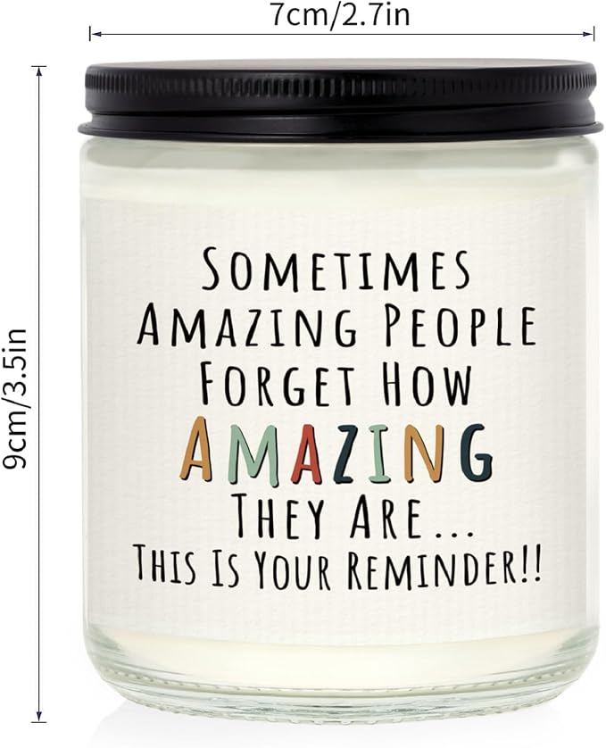 Craftique Gifts for Women, Birthday Gifts for Women- You're Amazing Candle | - Image 9