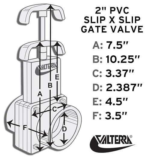 Valterra 6201 PVC Gate Valve - Image 2