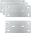 4Pcs Flat Straight Square Stainless Steel Connectors | by TSNAMAY