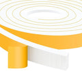 Thick Foam Seal Tape, Wide Gap Filler, Weatherproof, 1x1/2in | Strong by Trisiki