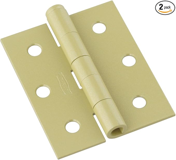 National Hardware N115-477 V129 Screen/Storm Door Hinges in Brass, 2 piece by NationalHardware