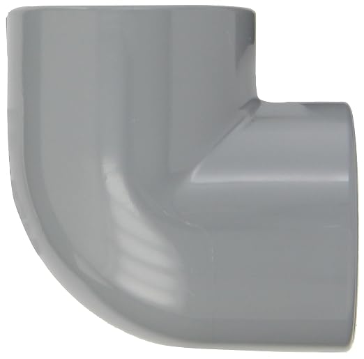 Spears 808-C Series CPVC Pipe Fitting, 90 Degree Elbow, Schedule 80, 1-1/2" NPT - Image 2