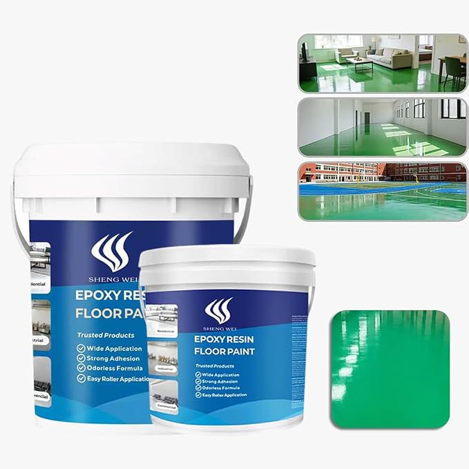 Floor Paint, Epoxy Resin Floor Coating Kit by SHENGWEI