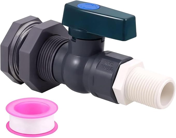 Enoch's Land PVC Rain Barrel Spigot Kit, 3/4" Rain Barrel Valve by Enoch%27s+Land