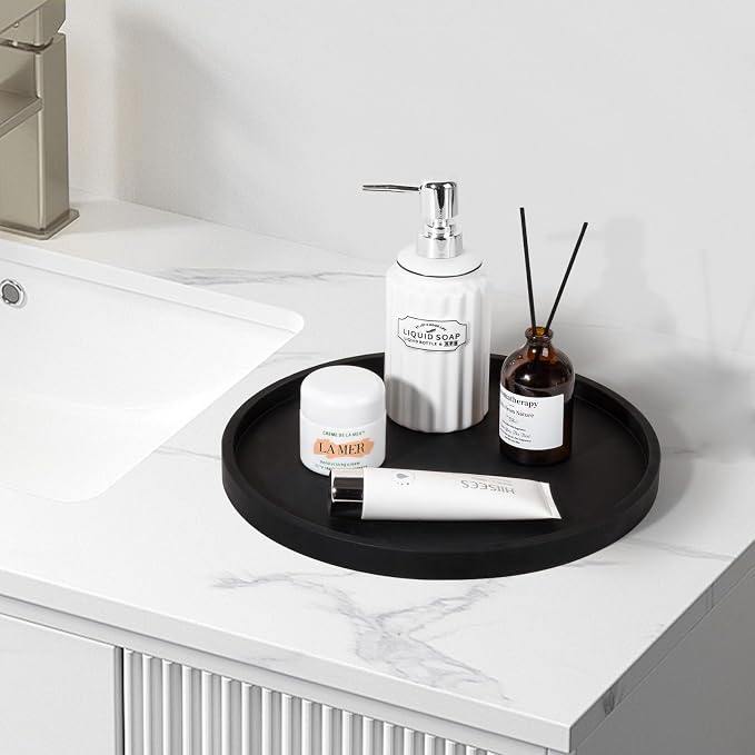 Silicone Bathroom Tray Coffee Table Decor Perfume Organizer, Waterproof - Image 2