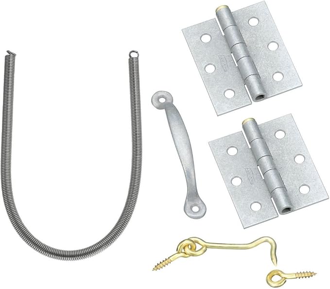 National Hardware N107-490 Screen/Storm Door Set in Galvanized by NationalHardware