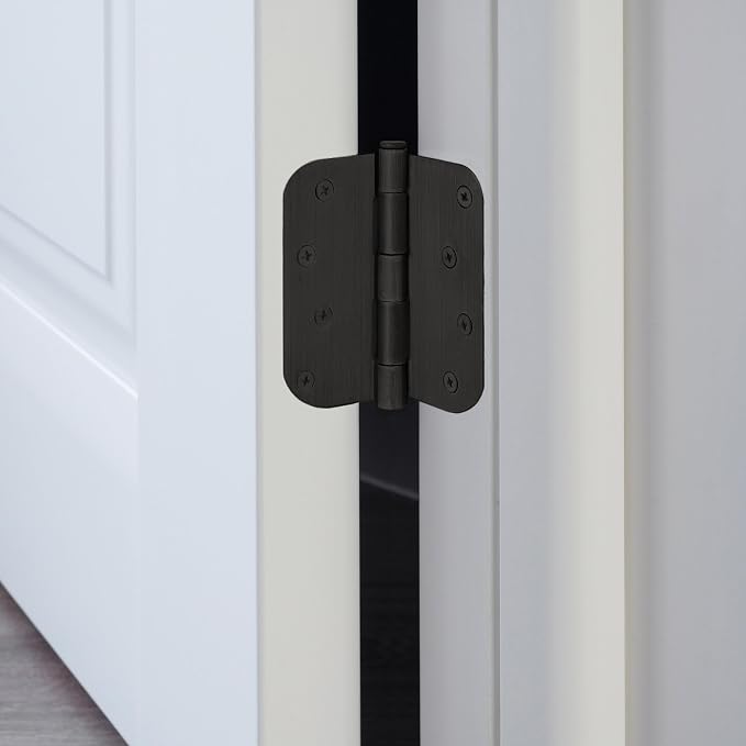 Design House Interior Door Hinge, Oil Rubbed Bronze | 5/8" Radius, Traditional - Image 6