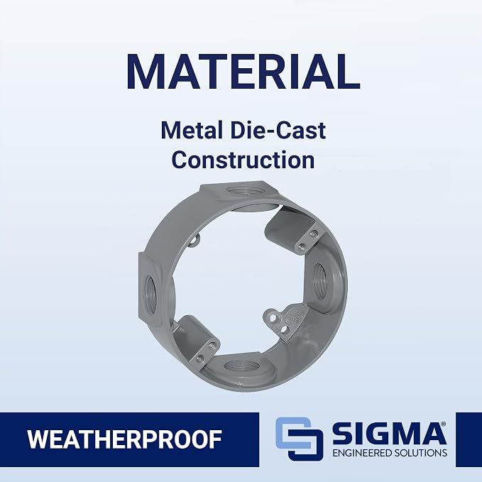 Sigma Engineered Solutions 14236 Weatherproof Round Extension Ring - Image 4