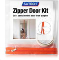 SATECH Plastic Zipper Door Dust Barrier Heavy-Duty Plastic Protector Sheeting by SATECH