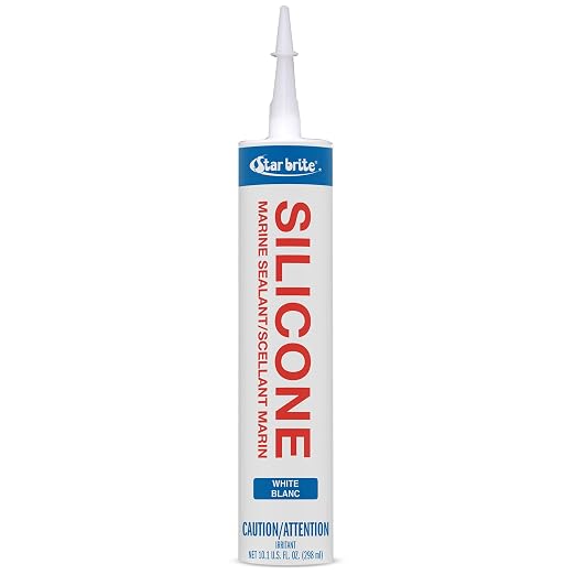 STAR BRITE Marine Silicone Sealant White by Starbrite